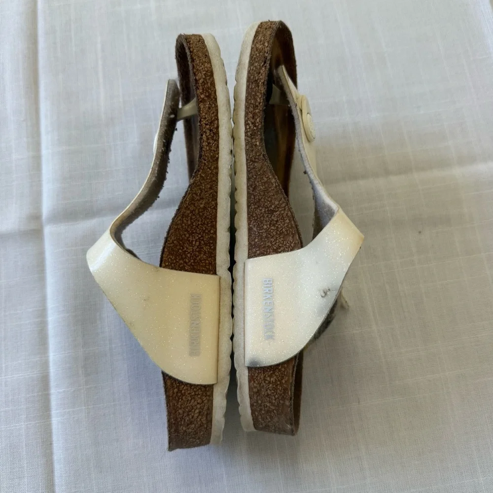 Birkenstock Graceful Pearl White Girls Size 33 / 2-2.5